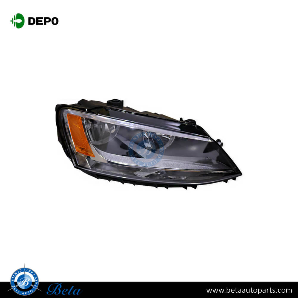 Left Side Headlamp Normal USA Type for Volkswagen Jetta 2012-2014 models, Part Number 5C7941005 Left Side Headlamp Normal USA Type for Volkswagen Jetta 2012-2014 models, Part Number 5C7941005
